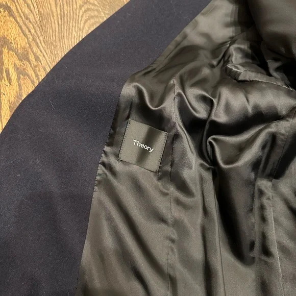 Theory Long Pea Coat - Picture 2 of 3